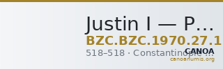 Justin I — Pentanummium (Constantinople, 518) — CANOA