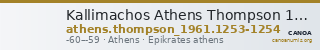 Kallimachos Athens Thompson 1961 1253-1254 — CANOA