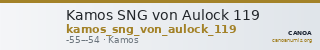 Kamos SNG von Aulock 119 — CANOA