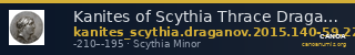 Kanites of Scythia Thrace Draganov 2015 140-59; 224-31 — CANOA