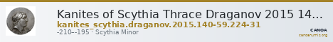 Kanites of Scythia Thrace Draganov 2015 140-59; 224-31 — CANOA
