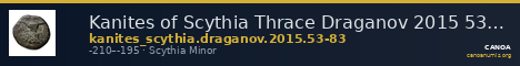 Kanites of Scythia Thrace Draganov 2015 53-83 — CANOA