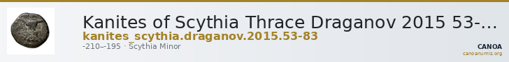 Kanites of Scythia Thrace Draganov 2015 53-83 — CANOA