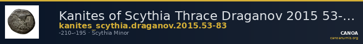 Kanites of Scythia Thrace Draganov 2015 53-83 — CANOA