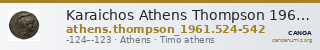 Karaichos Athens Thompson 1961 524-542 — CANOA