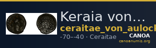Keraia von Aulock 1979 683-9; 745-9 — CANOA