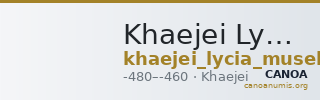 Khaejei Lycia Müseler 2016 III, 13 — CANOA