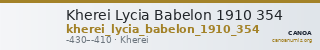 Kherei Lycia Babelon 1910 354 — CANOA