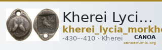 Kherei Lycia Mørkholm and Zahle 1976 18-21 — CANOA