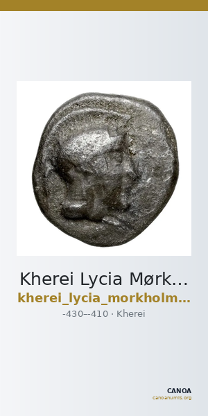 Kherei Lycia Mørkholm and Zahle 1976 33 — CANOA