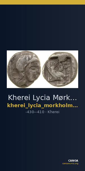 Kherei Lycia Mørkholm and Zahle 1976 34-5 — CANOA