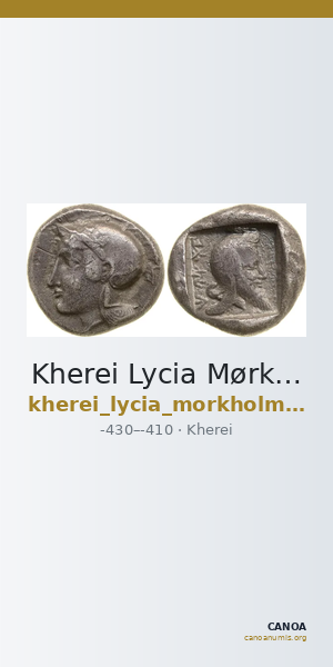 Kherei Lycia Mørkholm and Zahle 1976 55-61, 65-68 — CANOA
