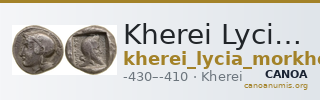 Kherei Lycia Mørkholm and Zahle 1976 55-61, 65-68 — CANOA