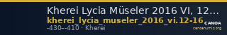 Kherei Lycia Müseler 2016 VI, 12-16 — CANOA