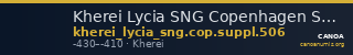 Kherei Lycia SNG Copenhagen Suppl. 506 — CANOA