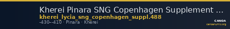 Kherei Pinara SNG Copenhagen Supplement 488 — CANOA