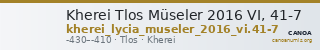 Kherei Tlos Müseler 2016 VI, 41-7 — CANOA