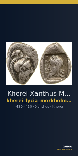 Kherei Xanthus Mørkholm and Zahle 1976 62-64 — CANOA
