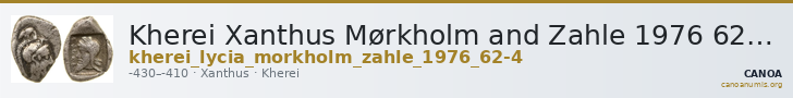 Kherei Xanthus Mørkholm and Zahle 1976 62-64 — CANOA