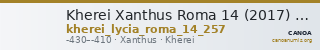 Kherei Xanthus Roma 14 (2017) 257 — CANOA