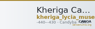 Kheriga Candyba Müseler 2018 3.V.1 — CANOA