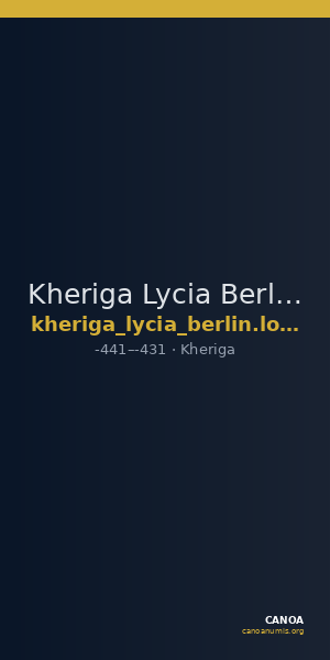 Kheriga Lycia Berlin  Löbbecke 1906 — CANOA
