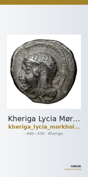 Kheriga Lycia Mørkholm and Zahle 1976 22-3 — CANOA