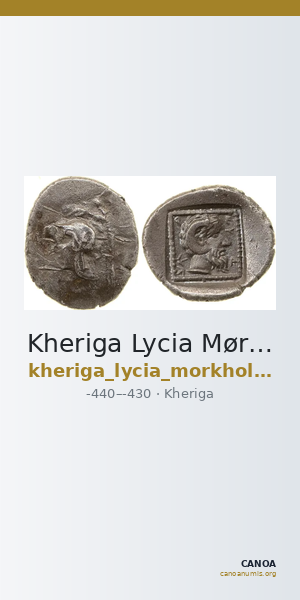 Kheriga Lycia Mørkholm and Zahle 1976 24-5 — CANOA