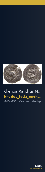 Kheriga Xanthus Mørkholm and Zahle 1976 26-27 — CANOA