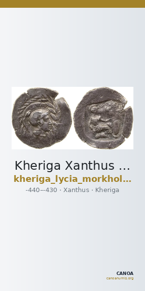 Kheriga Xanthus Mørkholm and Zahle 1976 26-27 — CANOA
