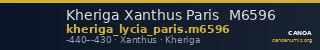 Kheriga Xanthus Paris  M6596 — CANOA