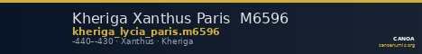 Kheriga Xanthus Paris  M6596 — CANOA
