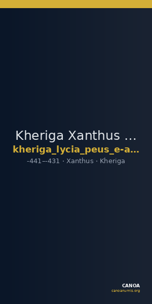 Kheriga Xanthus Peus e-Auktion 8 108 — CANOA
