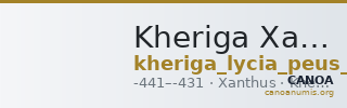 Kheriga Xanthus Peus e-Auktion 8 108 — CANOA