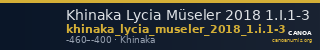 Khinaka Lycia Müseler 2018 1.I.1-3 — CANOA