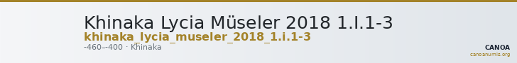 Khinaka Lycia Müseler 2018 1.I.1-3 — CANOA