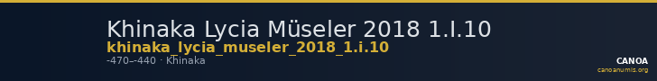 Khinaka Lycia Müseler 2018 1.I.10 — CANOA