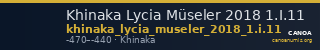 Khinaka Lycia Müseler 2018 1.I.11 — CANOA