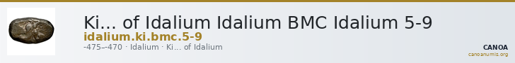 Ki... of Idalium Idalium BMC Idalium 5-9 — CANOA