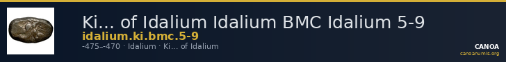 Ki... of Idalium Idalium BMC Idalium 5-9 — CANOA
