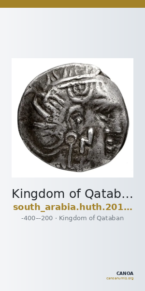 Kingdom of Qataban Arabia Huth 2010 339-340 — CANOA