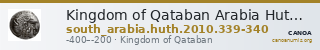 Kingdom of Qataban Arabia Huth 2010 339-340 — CANOA