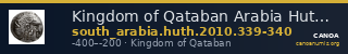 Kingdom of Qataban Arabia Huth 2010 339-340 — CANOA