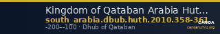 Kingdom of Qataban Arabia Huth 2010 362 — CANOA