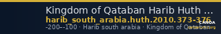 Kingdom of Qataban Harib Huth 2010 373-376 — CANOA