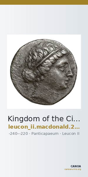 Kingdom of the Cimmerian Bosporus Panticapaeum MacDonald 2005 100 — CANOA