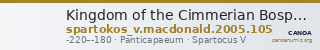 Kingdom of the Cimmerian Bosporus Panticapaeum MacDonald 2005 105 — CANOA