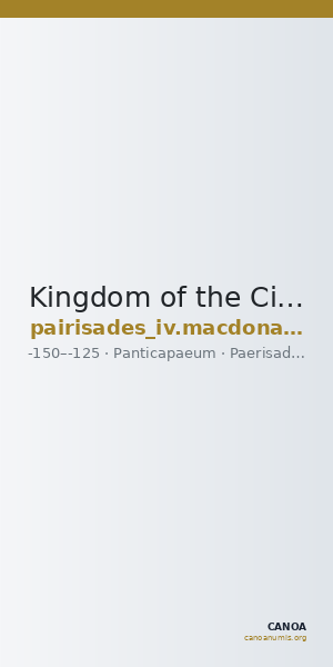 Kingdom of the Cimmerian Bosporus Panticapaeum MacDonald 2005 110-1 — CANOA
