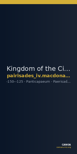 Kingdom of the Cimmerian Bosporus Panticapaeum MacDonald 2005 110-1 — CANOA