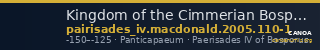 Kingdom of the Cimmerian Bosporus Panticapaeum MacDonald 2005 110-1 — CANOA